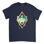 Beastland Polar Bear Tshirt  // Navy (XL)