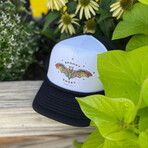 Spooky Sweet Trucker Hat // White + Black (L)