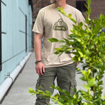 Camp Bigfoot Tshirt // Tan (L)