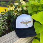 Spooky Sweet Trucker Hat // White + Black (L)