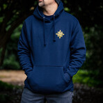 Beastland Polar Bear Hoodie  // Navy (M)