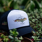 Spooky Sweet Trucker Hat // White + Black (L)