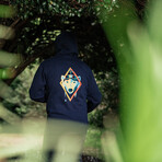 Beastland Polar Bear Hoodie  // Navy (M)