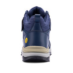 Sturdy Core Hiking Boot // Navy Blue // Wide (5)
