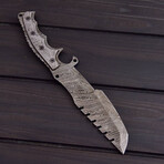 Damascus Tracker Knife // 5045