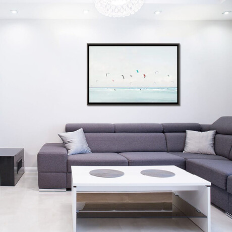 Kite Surfing by Gal Design (18"H x 26"W x 0.75"D)