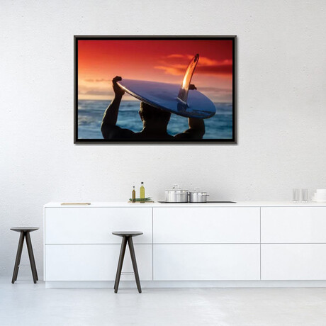 Single Fin Surfer I by Sean Davey