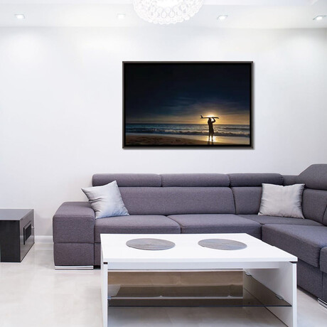 Single Fin Surfer II by Sean Davey (18"H x 26"W x 0.75"D)