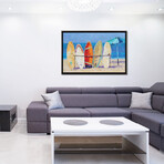 Resting On The Beach by Leslie Saeta