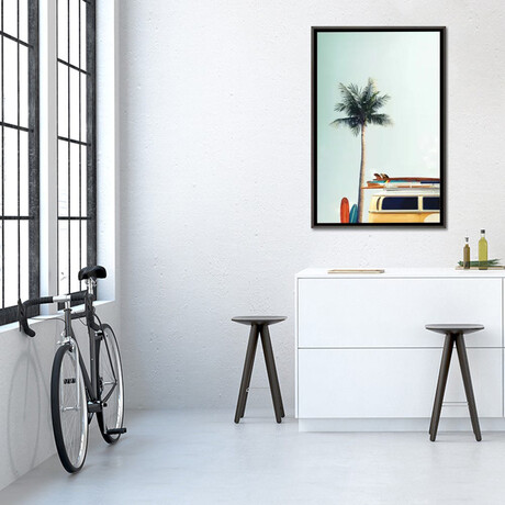 Surf Bus Yellow by Design Fabrikken (26"H x 18"W x 0.75"D)