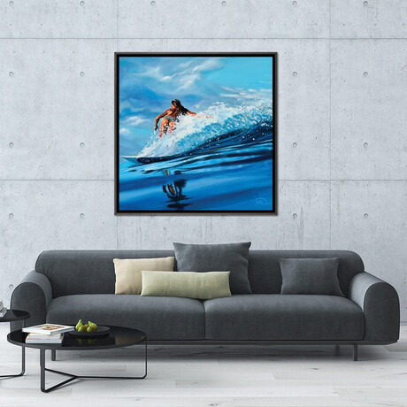 Quincy Davis by Antoine Renault (18"H x 18"W x 0.75"D)