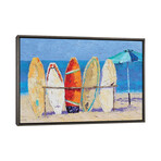 Resting On The Beach by Leslie Saeta