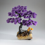 Amethyst Clustered Gemstone Tree + Citrine Matrix // 14.8lb