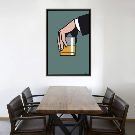 Mad Men #2 by Grégoire "Léon" Guillemin (26"H x 18"W x 0.75"D)