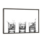 Triple Whisky Splash by Paul Stowe (18"H x 26"W x 0.75"D)