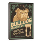 Bulldog Brewing Co. by Lantern Press (26"H x 18"W x 0.75"D)