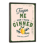 Botanical Gin Sin by The Whiskey Ginger (26"H x 18"W x 0.75"D)