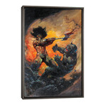 The Barbarian by Frank Frazetta (26"H x 18"W x 0.75"D)