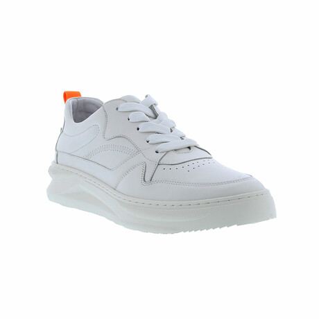 Zeke High top Fashion Sneaker // White (US: 8)