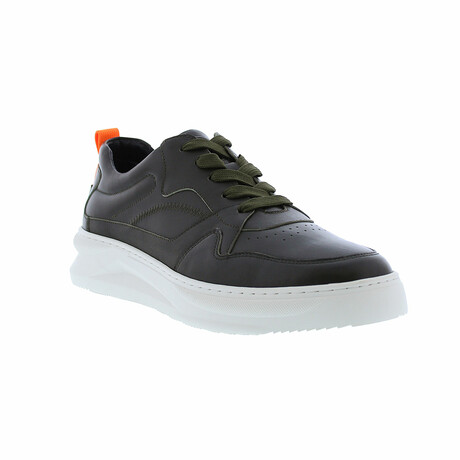 Zeke High top Fashion Sneaker // Army (US: 8)