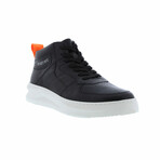 Chrisley High top Fashion Sneaker // Black (US: 9.5)