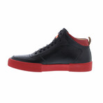 Dion Lace up High top Fashion Sneaker // Black (US: 10)