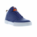 Dion Lace up High top Fashion Sneaker // Blue (US: 8.5)