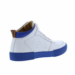 Dion Lace up High top Fashion Sneaker // White (US: 11.5)