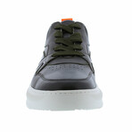 Zeke High top Fashion Sneaker // Army (US: 9.5)