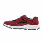 Petta Lace up Fashion Sneaker // Red (US: 8.5)