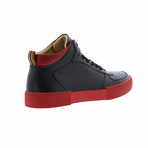 Dion Lace up High top Fashion Sneaker // Black (US: 8)