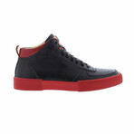 Dion Lace up High top Fashion Sneaker // Black (US: 8)