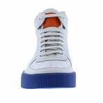 Dion Lace up High top Fashion Sneaker // White (US: 9.5)