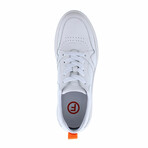 Zeke High top Fashion Sneaker // White (US: 9)