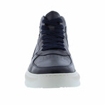 Chrisley High top Fashion Sneaker // Navy (US: 8)