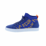 Kona Lace up High top Fashion Sneaker // Blue (US: 10.5)