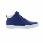 Dion Lace up High top Fashion Sneaker // Blue (US: 8.5)