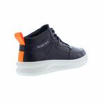 Chrisley High top Fashion Sneaker // Navy (US: 9.5)