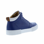 Dion Lace up High top Fashion Sneaker // Blue (US: 9.5)