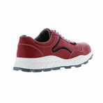 Petta Lace up Fashion Sneaker // Red (US: 8.5)
