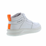 Chrisley High top Fashion Sneaker // White (US: 11.5)