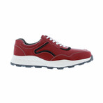 Petta Lace up Fashion Sneaker // Red (US: 8.5)