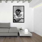 Side View Of Muhammad Ali In The Corner II by Muhammad Ali Enterprises (26"H x 18"W x 0.75"D)