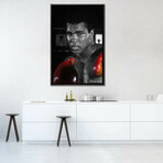 Muhammad Ali In Training by Muhammad Ali Enterprises (26"H x 18"W x 0.75"D)