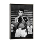 Muhammad Ali With A Fierce Glare While Training by Muhammad Ali Enterprises (26"H x 18"W x 0.75"D)