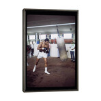 Punching Bag Work At Rumble In The Jungle™ Training Session by Muhammad Ali Enterprises (26"H x 18"W x 0.75"D)