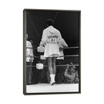 Rear View Of A Robed Muhammad Ali by Muhammad Ali Enterprises (26"H x 18"W x 0.75"D)