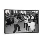 The Beatles in Ring with Muhammad Ali by Muhammad Ali Enterprises (18"H x 26"W x 0.75"D)