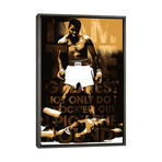 Muhammad Ali Vs. Sonny Liston, 1965 "I am The Greatest" by Muhammad Ali Enterprises (26"H x 18"W x 0.75"D)