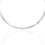 Fani // 18K White Gold Diamond Necklace // 16" // 35.35g // Store Display